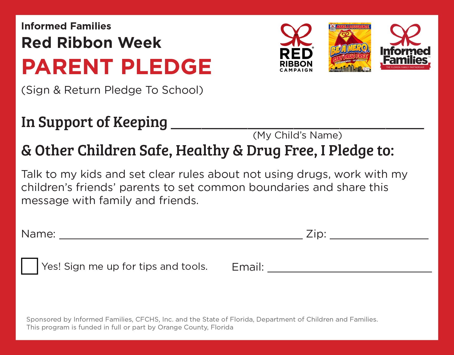 Parent Pledge 2026 Parent Pledge 2026