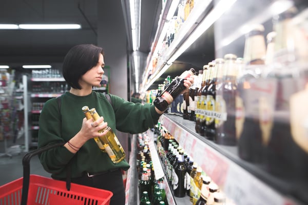 Drinking at the grocery store or retail shops is a trend at big-name retailers like Nordstrom, Whole Foods, and Crate & Barrel