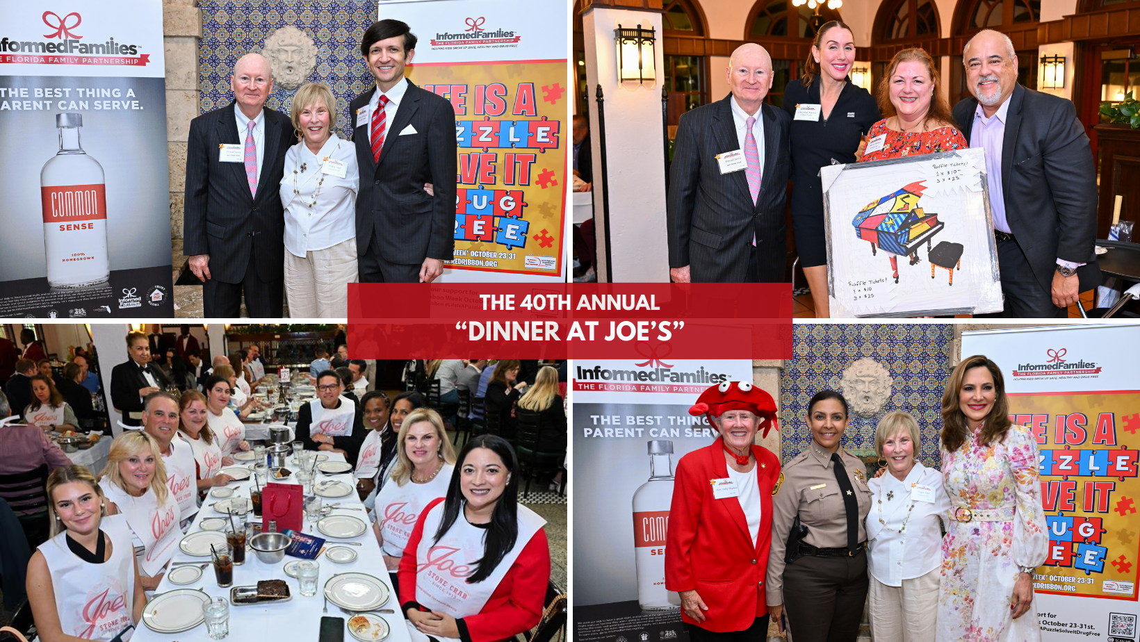 40th Annual Dinner at Joes Photo Collage