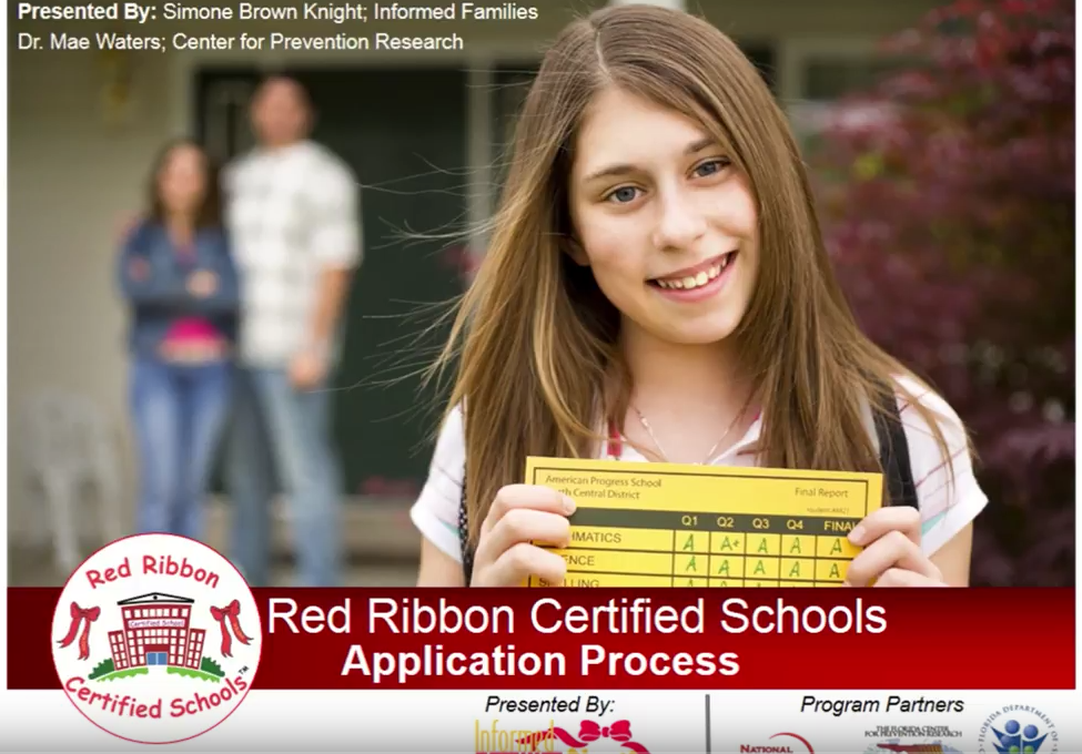 Red Ribbon Certified Schools Introduction Webinar